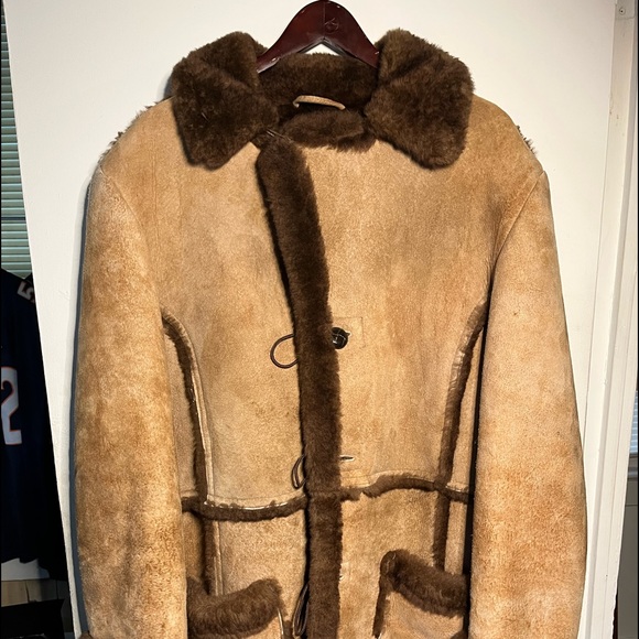 leathercraft proccess Jackets & Coats Vintage Leather Craft Process Sheepskin Coat Poshmark